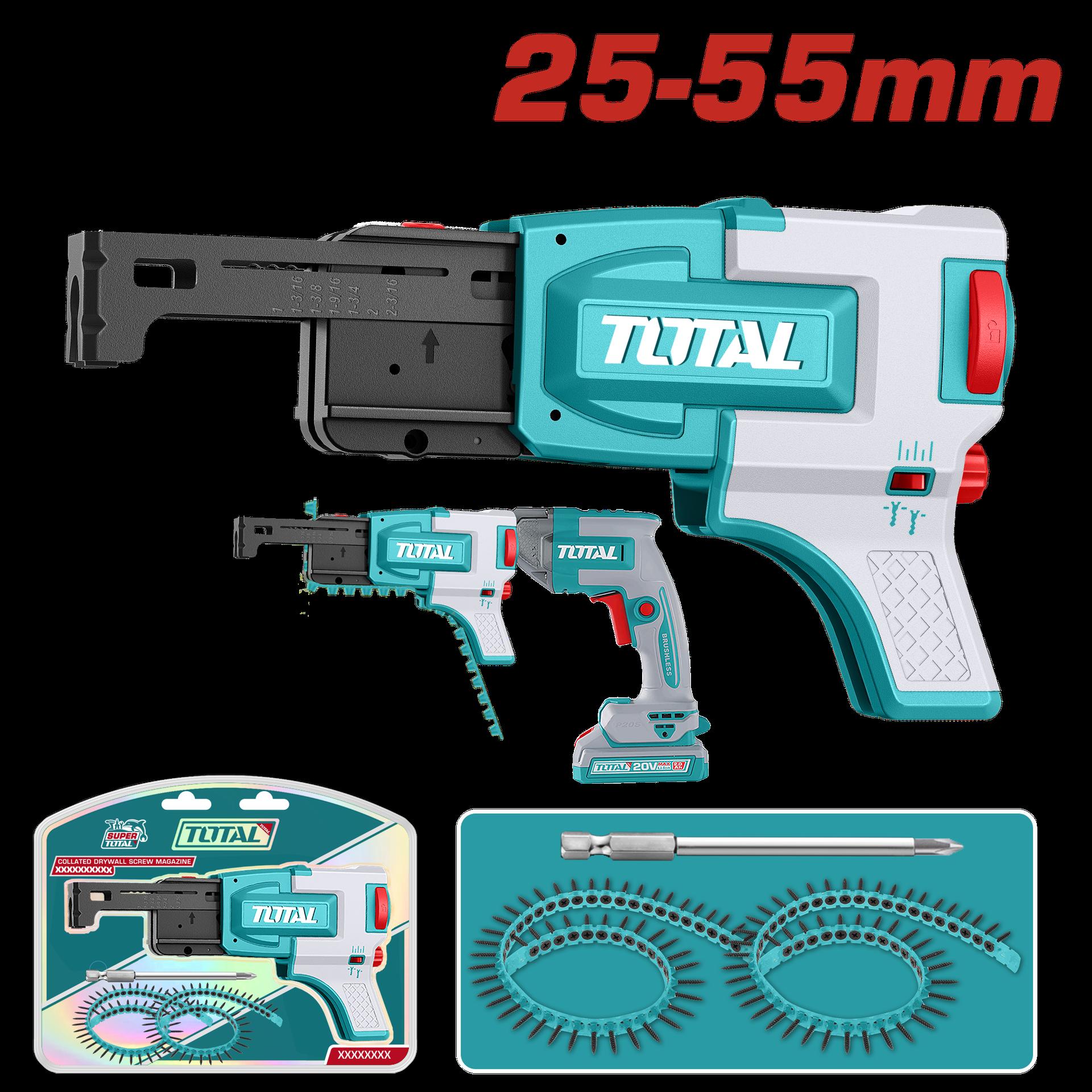 ACCESORIO DE CARGADOR DE ATORNILLADOR DRYWALL ADAPTABLE (TDSLI20428/TDSLI204281) INDUSTRIAL TOTAL (TDSLI2026) Item: 24025