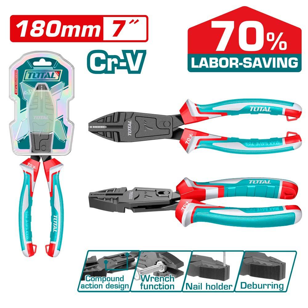 ALICATE 7"" UNIVERSAL INDUSTRIAL CROMO VANADIUM TOTAL (THTC510708) Item: 23943