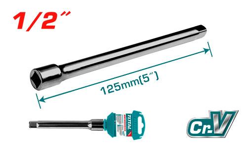 EXTENSION RACHE 1/2"" 125MM INDUSTRIAL TOTAL ( THEB12051) Item: 23820