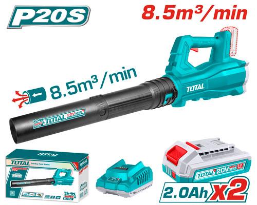 SOPLADORA INALAMBRICA 20V INCLUYE 2 BATERIA 2.0AH Y CARGADOR TOTAL (UTABLI203232) Item: 23695
