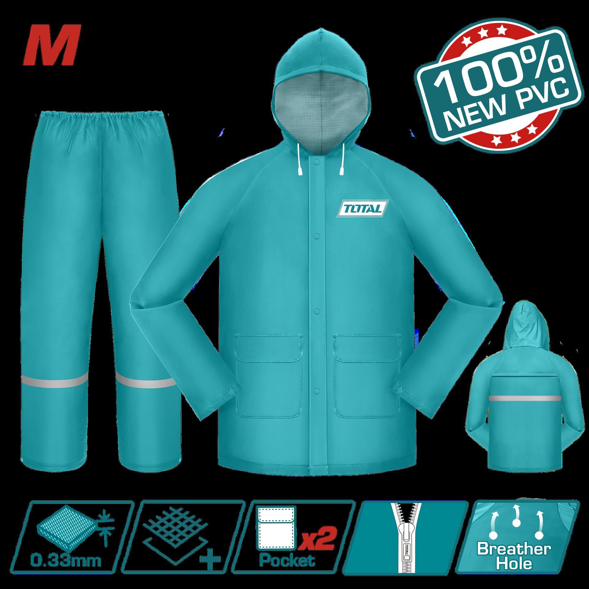 IMPERMEABLE PARA MOTO INDUSTRIAL TALLA M TOTAL (THTRS031.M) Item: 23423