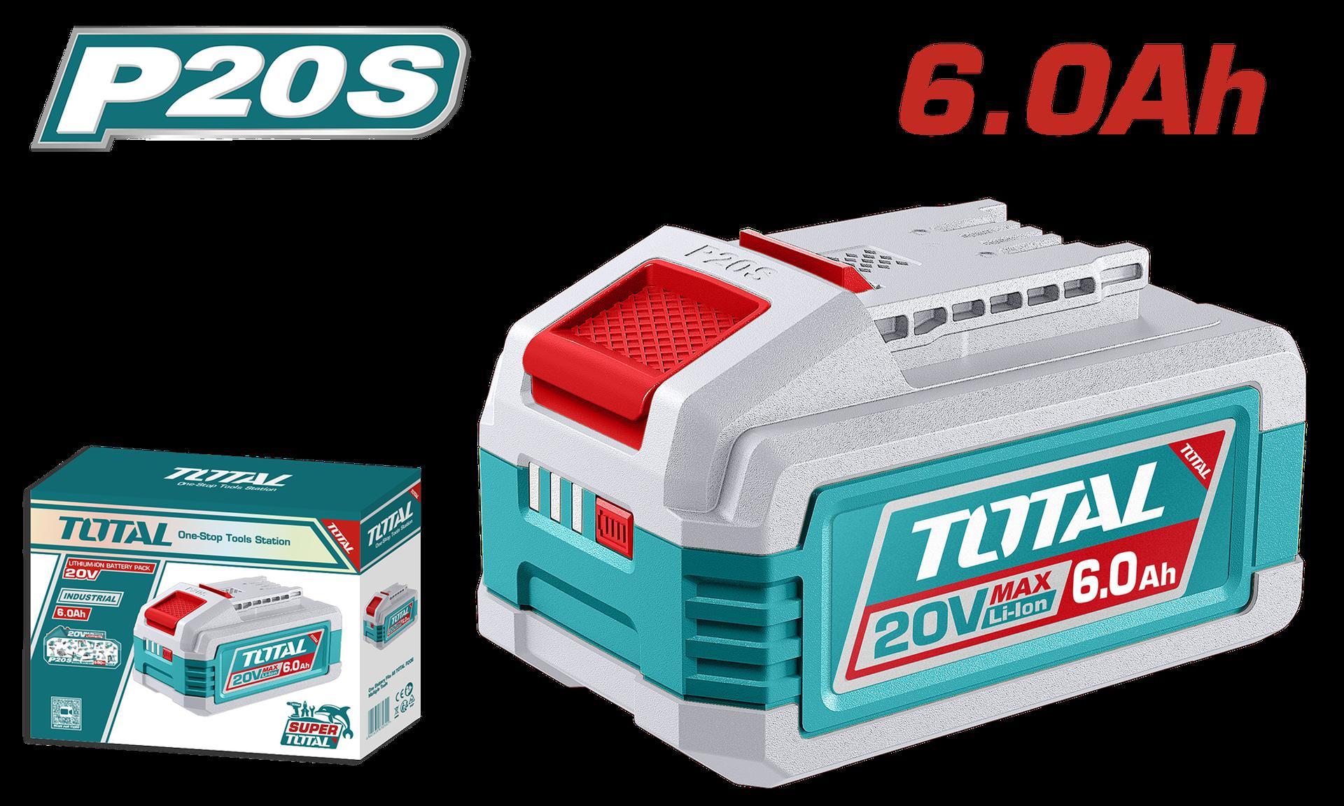 BATERIA 20V 6.0AH INDUSTRIAL ION LITHIUM TOTAL (TFBLI2126) Item: 23236