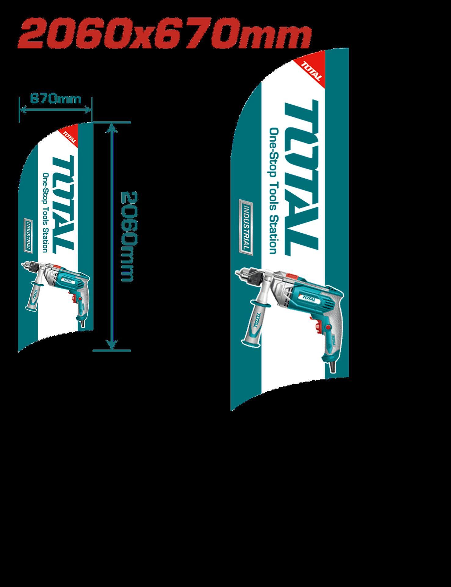 PUBLICIDAD TOTAL BANDERA TIPO PLUMA (TPMGFF03) Item: T119