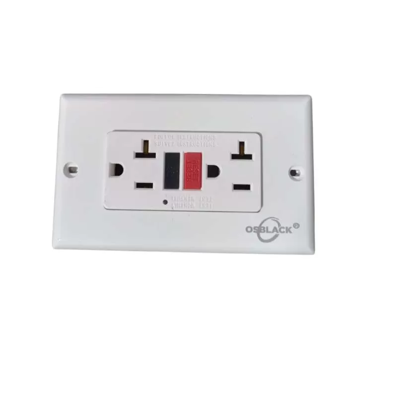 Tomacorriente gfci GLX-20A blanco